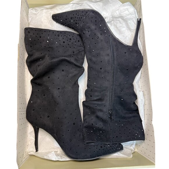 Thalia Sodi Womens Raquell Slouch Pointed Black Mc Size 8M - F41 - Picture 5 of 6